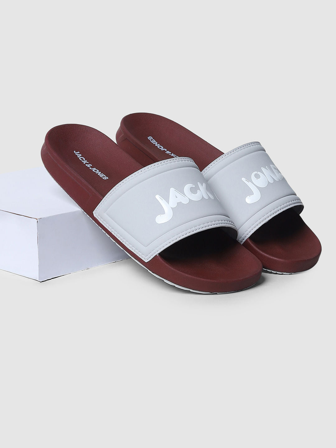 Maroon Graffiti Sliders