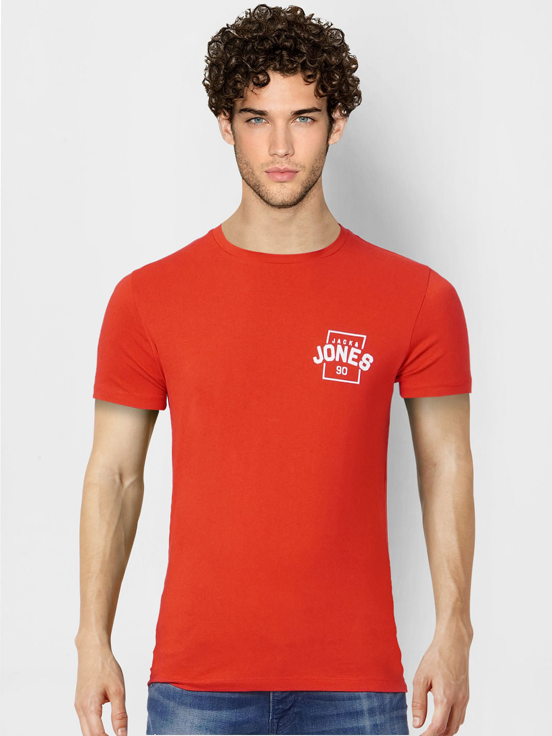 Red Crew Neck T-shirt