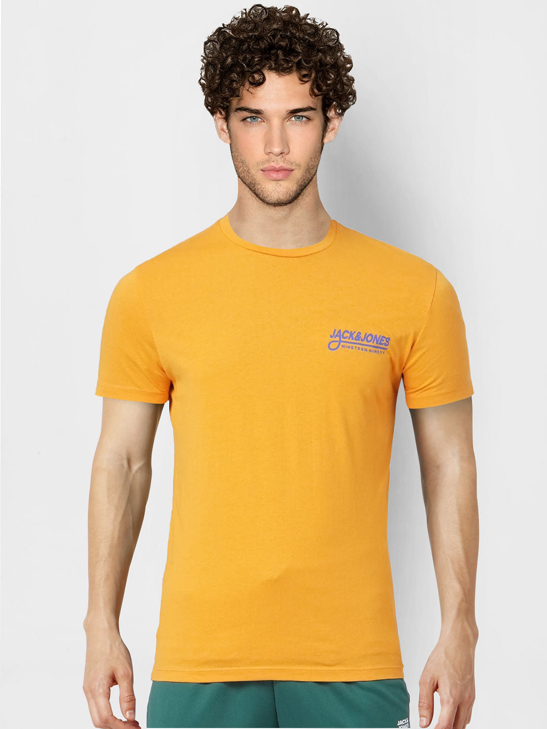 Yellow Crew Neck T-shirt