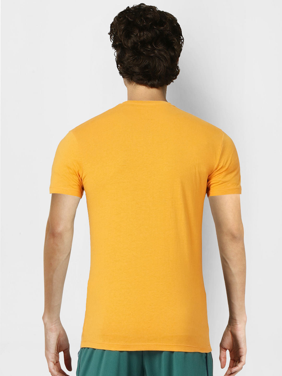 Yellow Crew Neck T-shirt