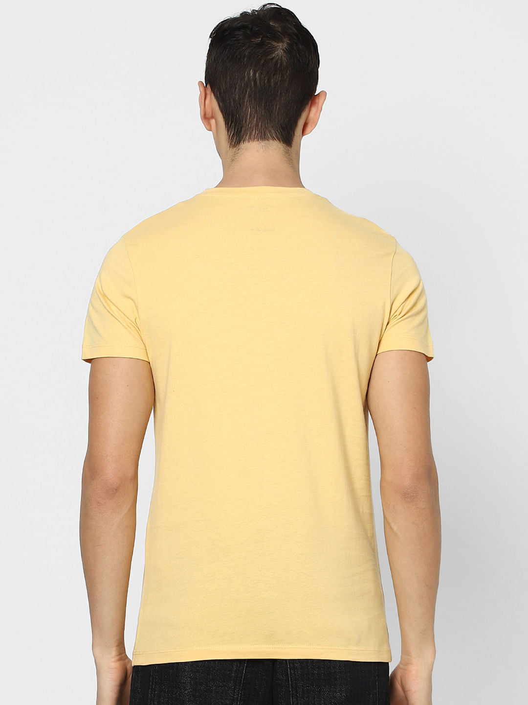 Yellow Crew Neck T-shirt