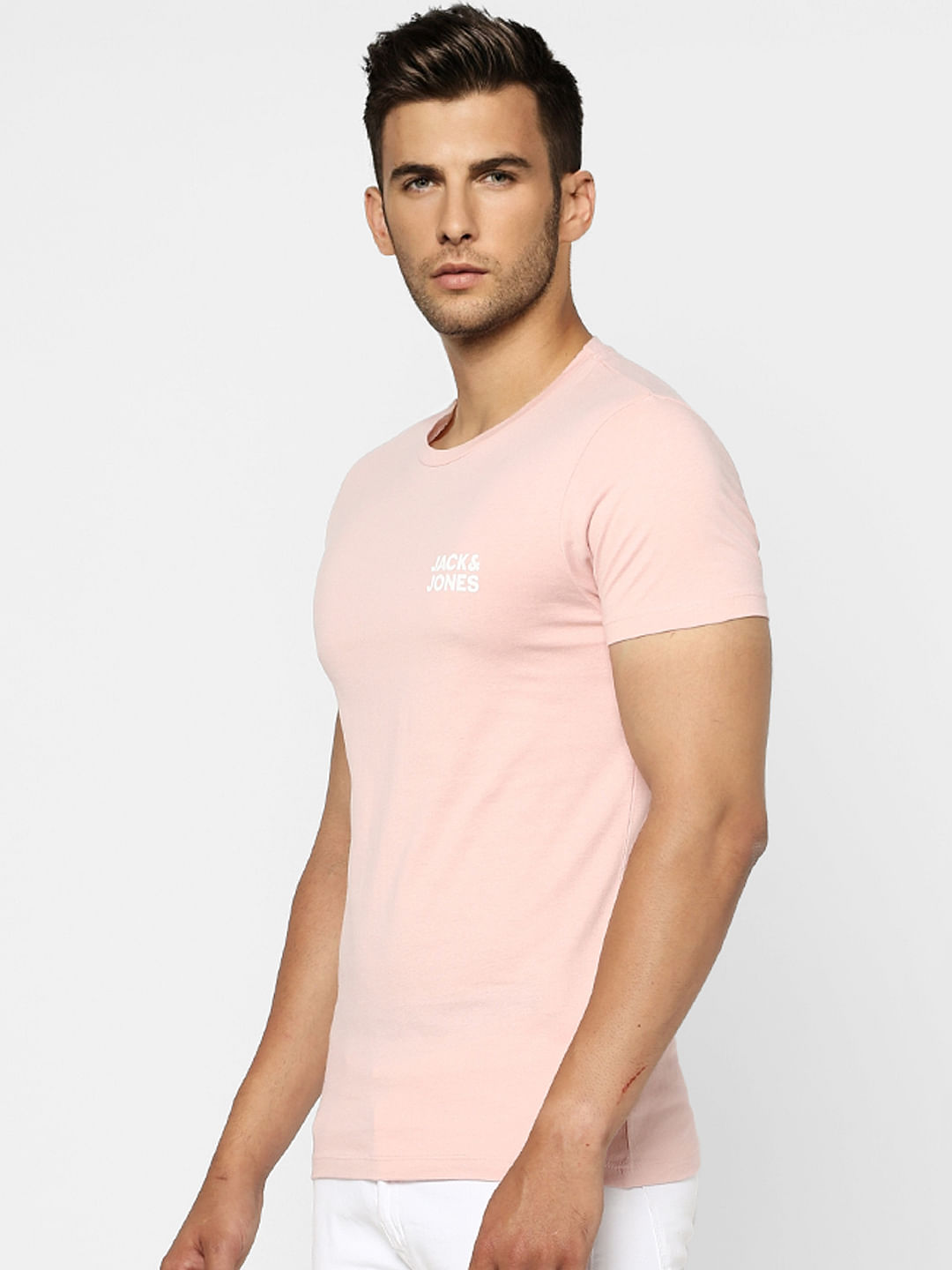 Pink Crew Neck T-shirt