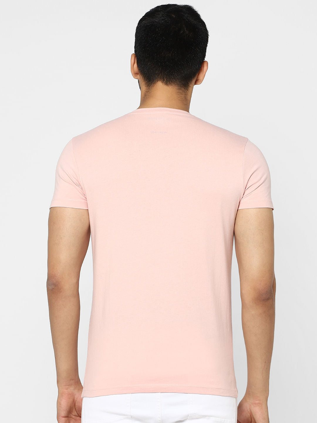Pink Crew Neck T-shirt