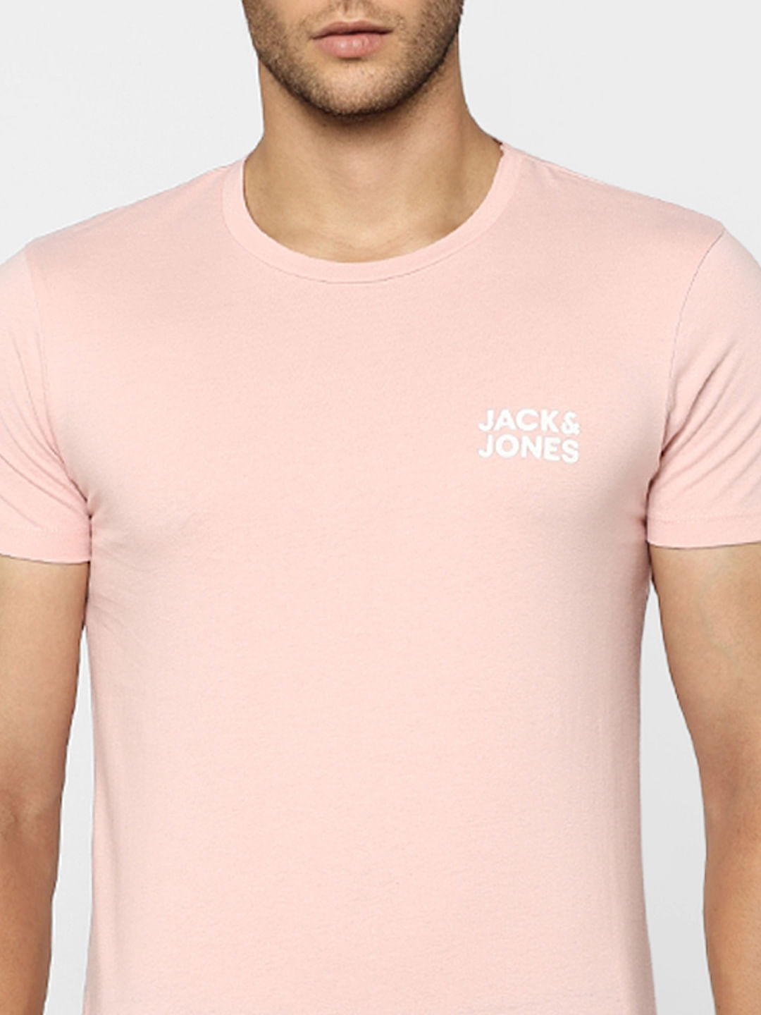 Pink Crew Neck T-shirt