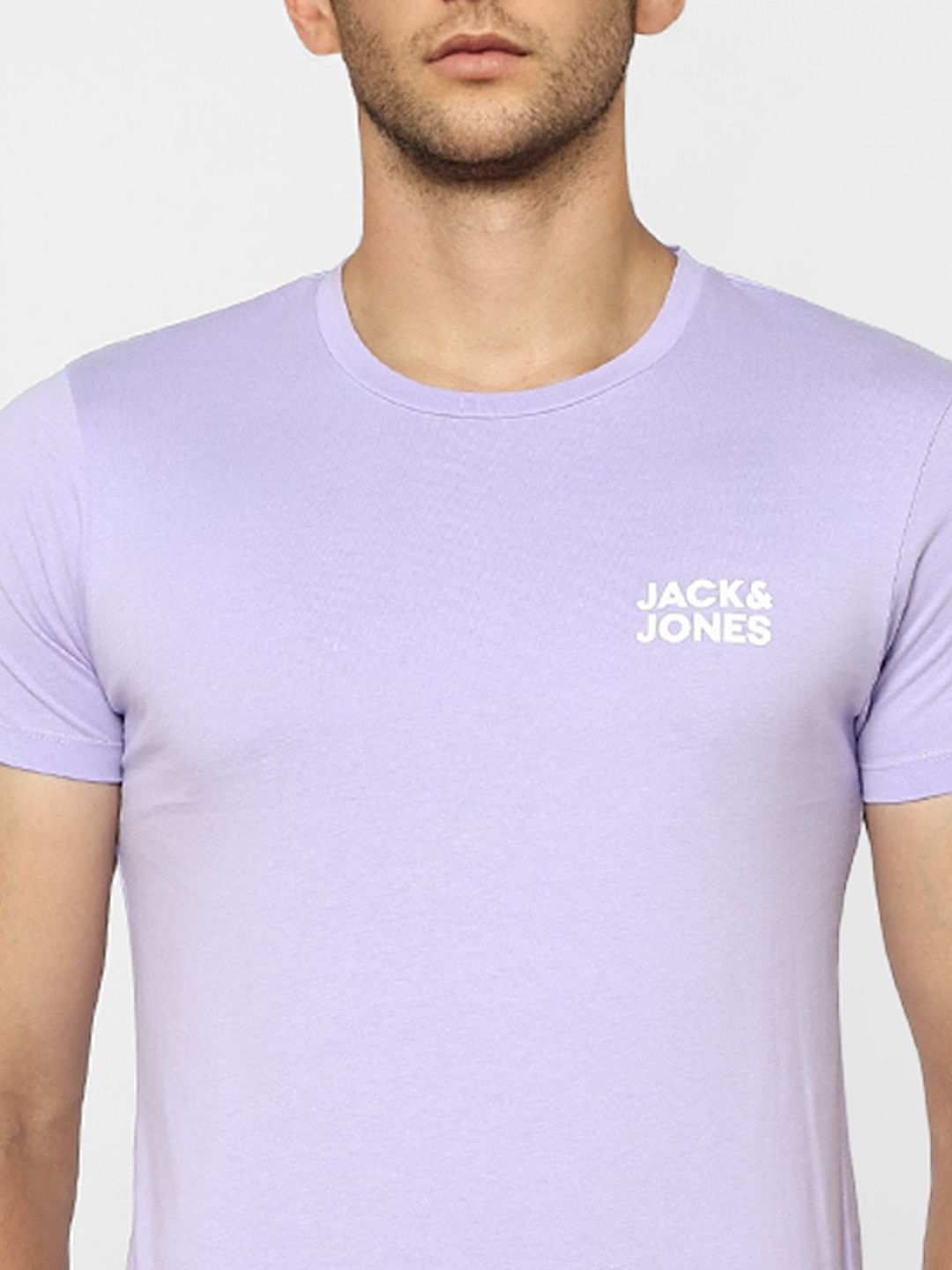 Lilac Purple Crew Neck T-shirt