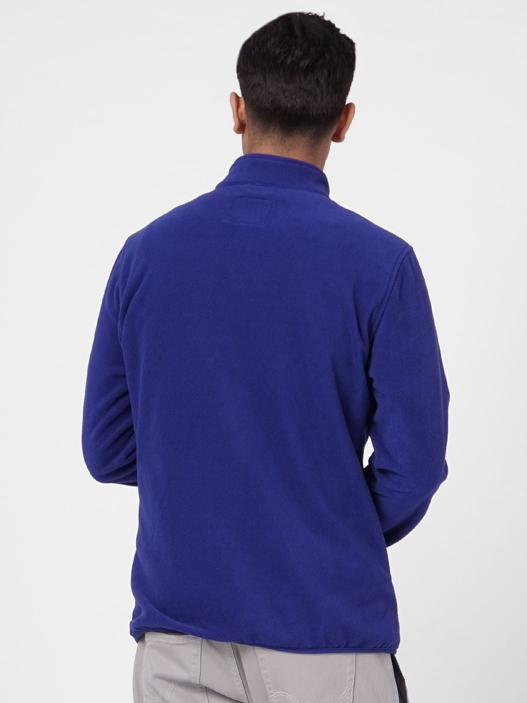 Blue Zip Up Fleece Jacket