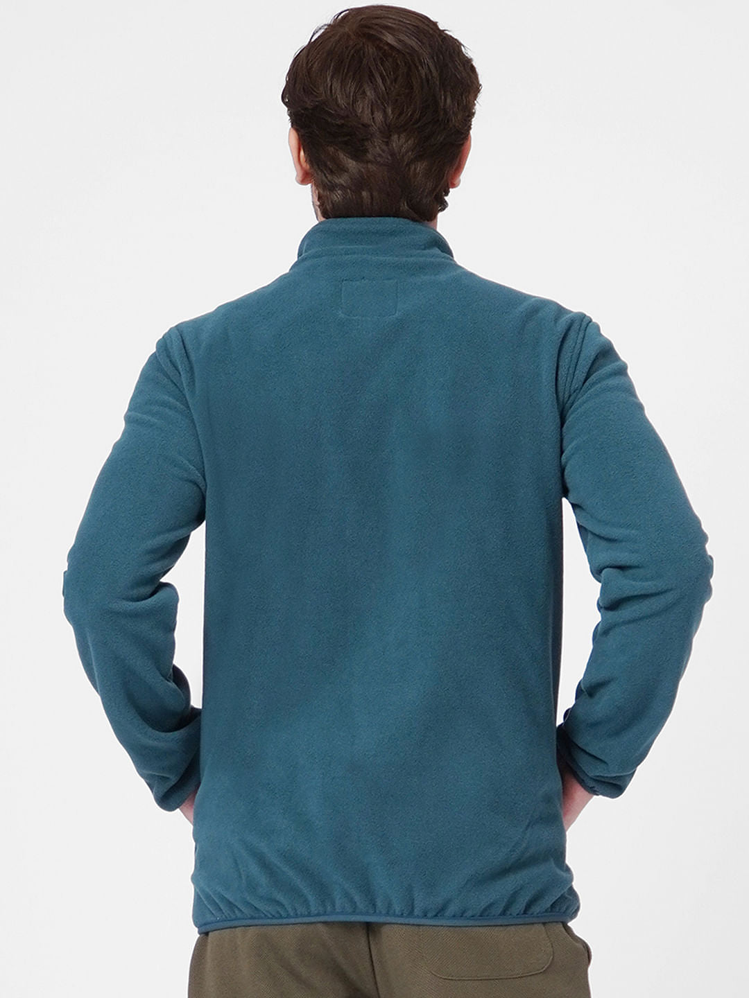 Green Zip Up Fleece Jacket