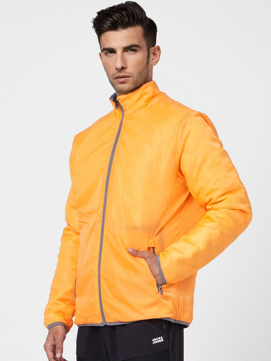 Grey Reversible Puffer Jacket