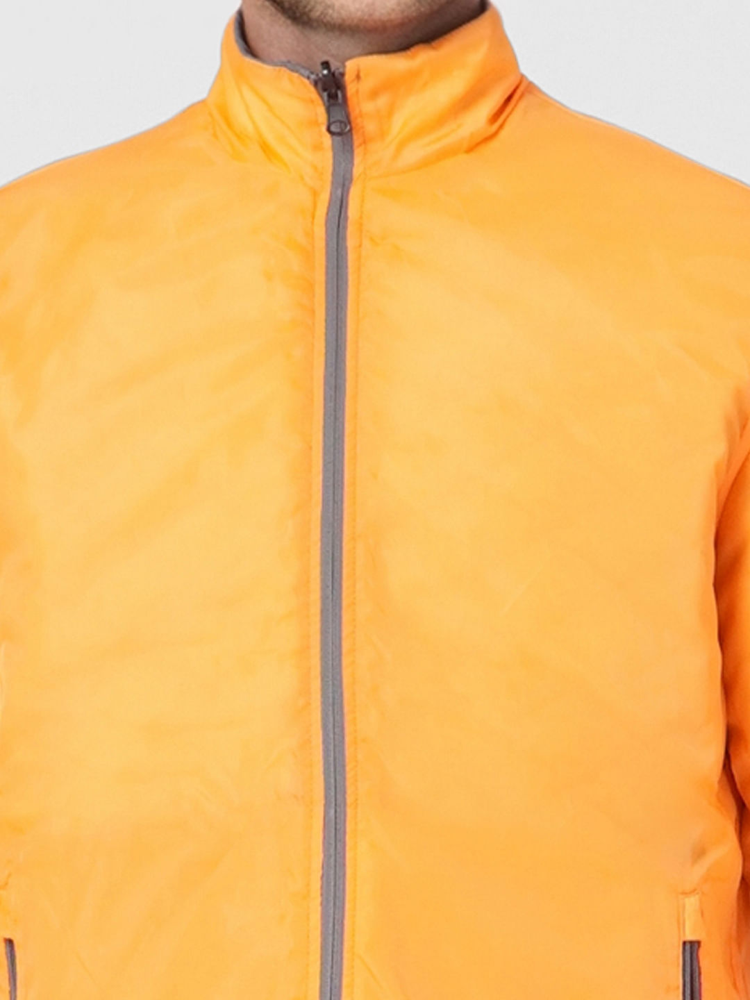 Grey Reversible Puffer Jacket