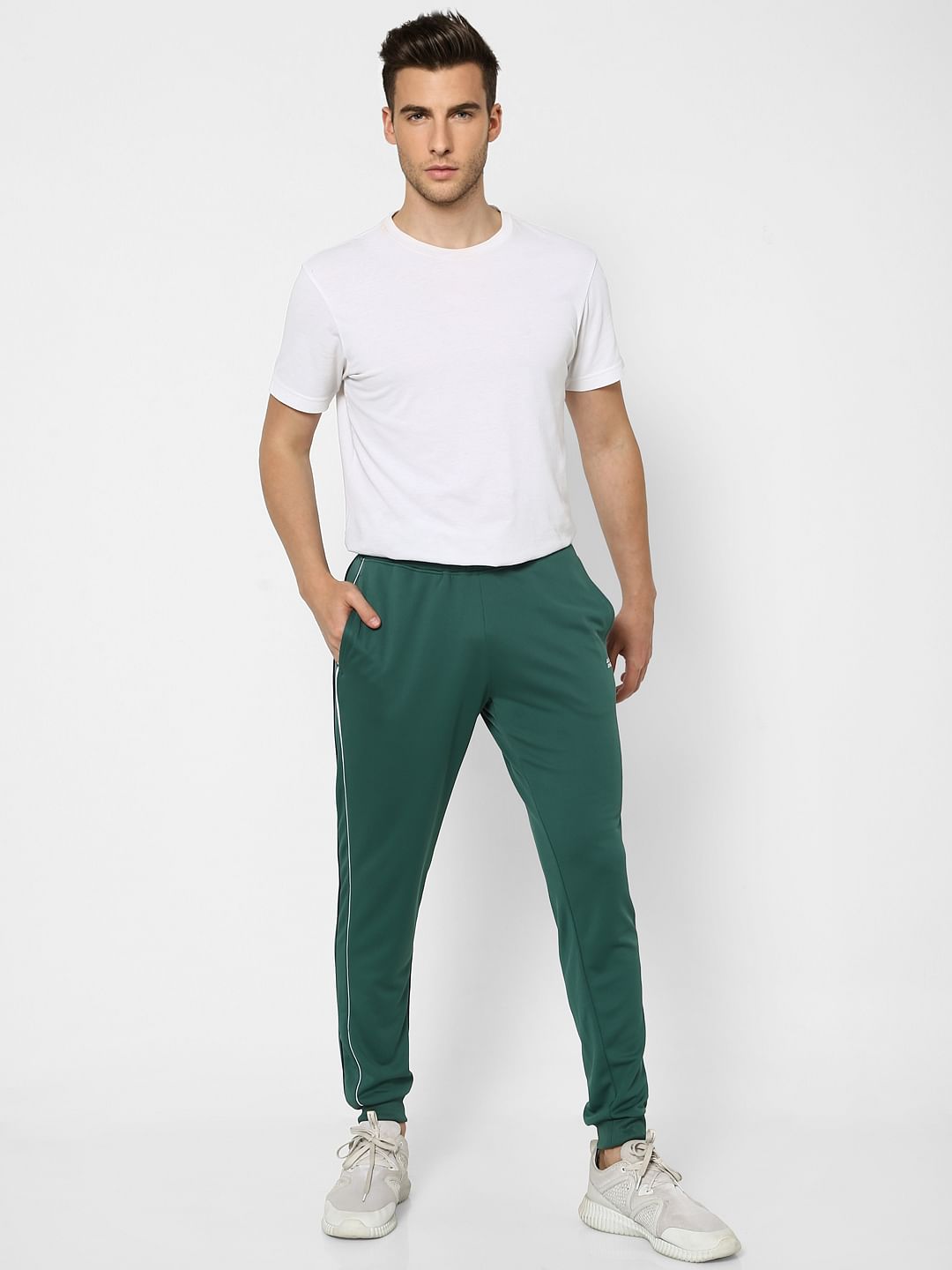 Green High Rise Sweatpants - S