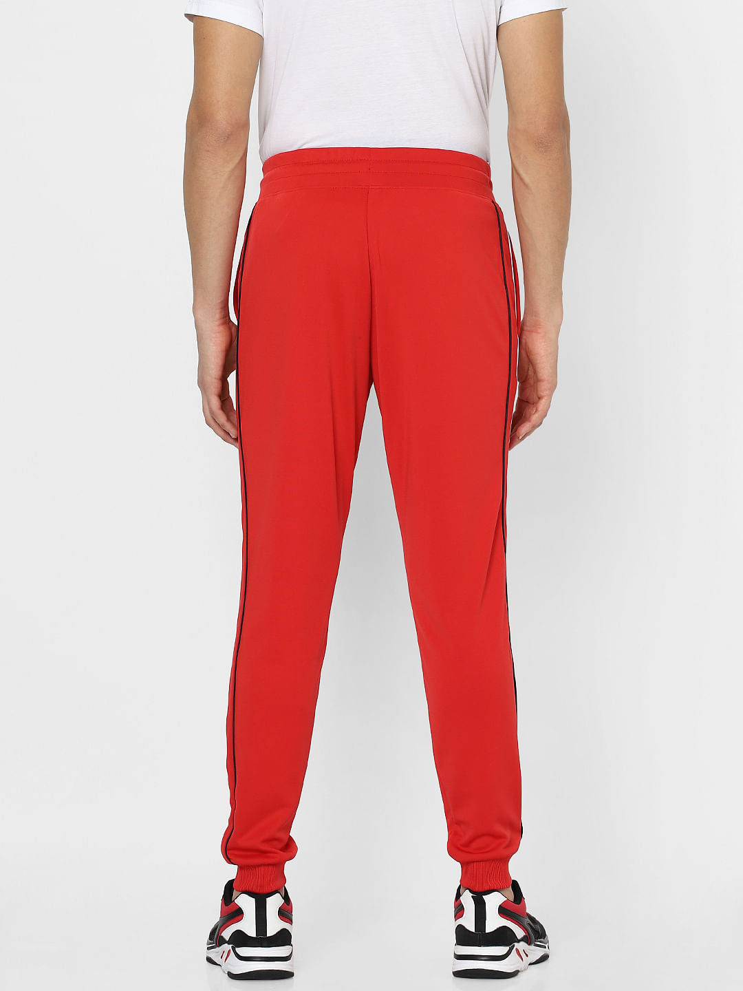 Red High Rise Sweatpants