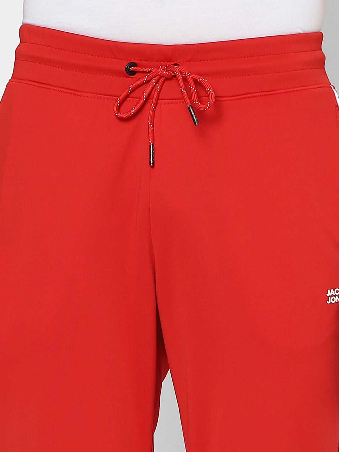 Red High Rise Sweatpants