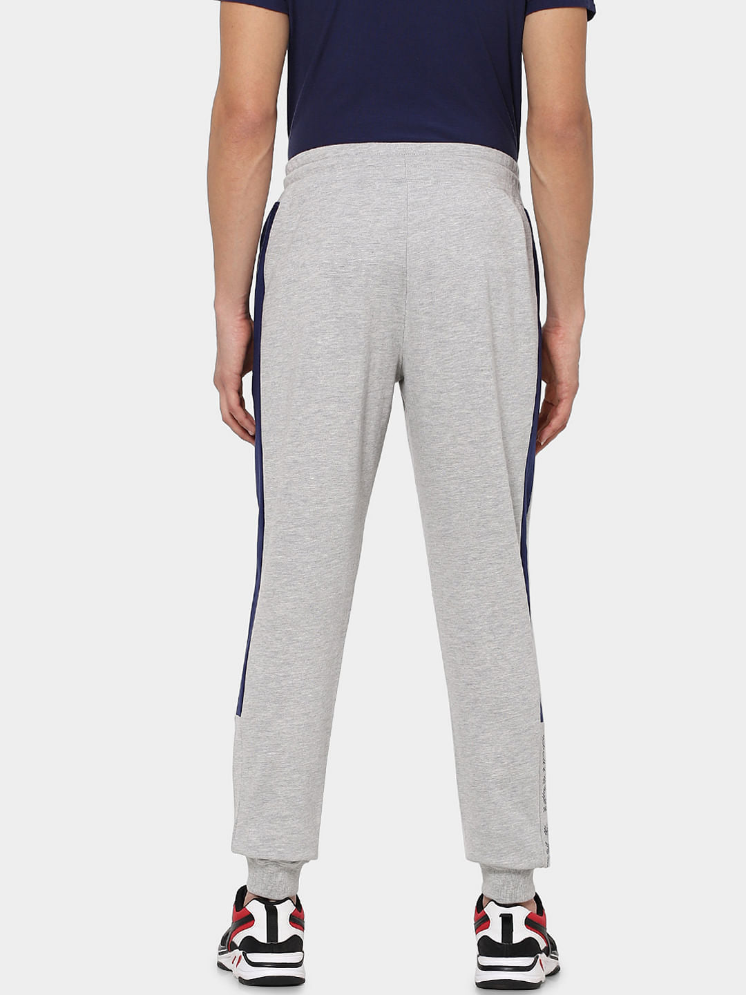 Grey Tape Detail Sweatpants