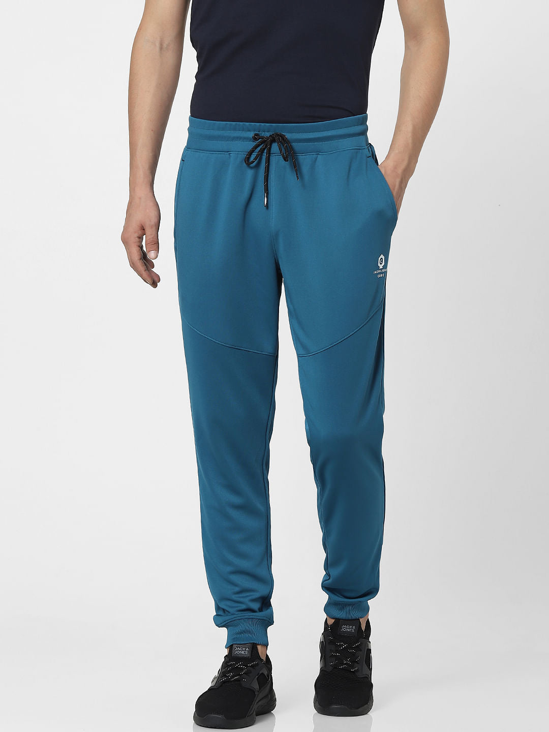 Blue High Rise Sweatpants