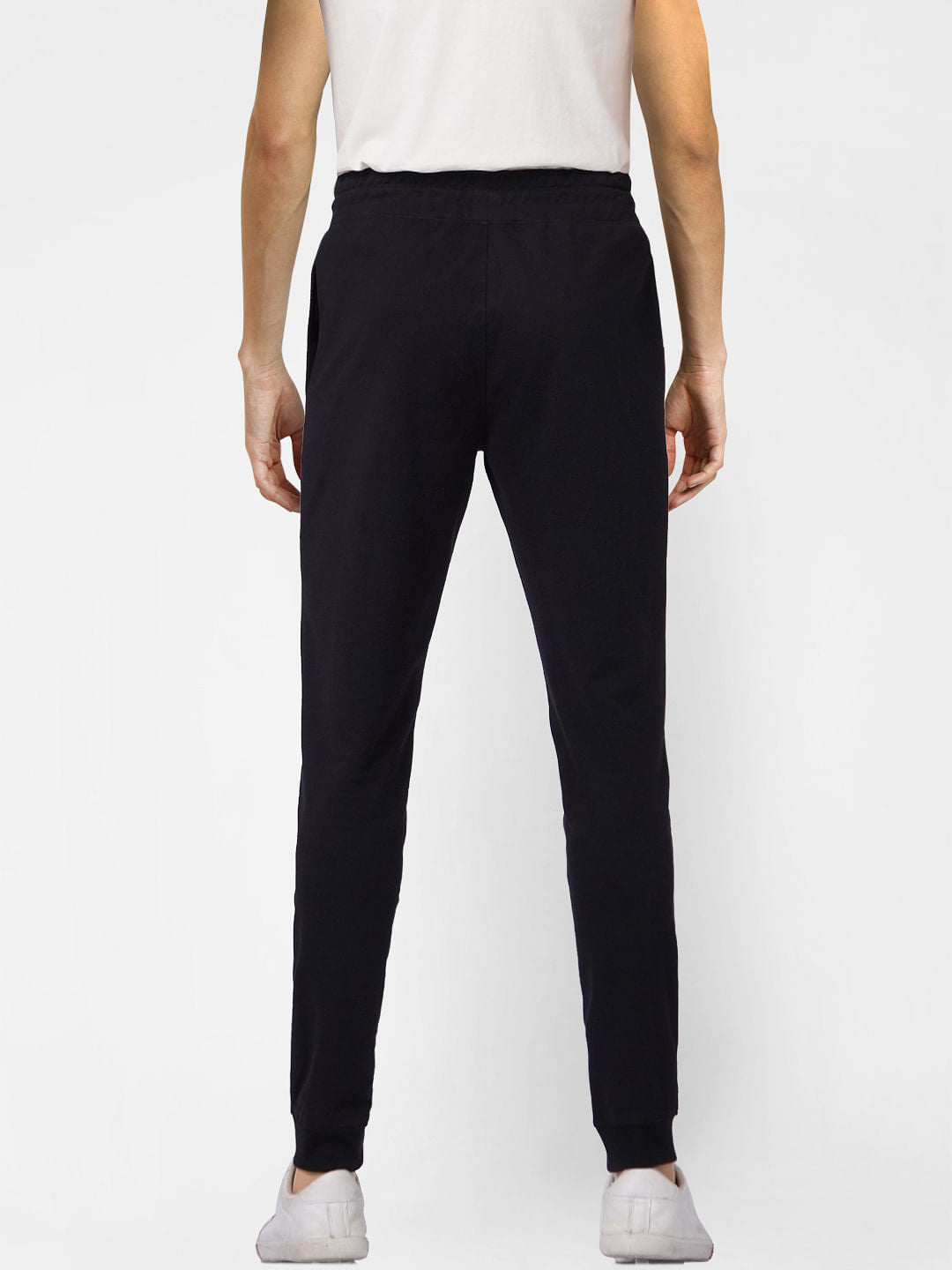 Black High Rise Logo Print Sweatpants