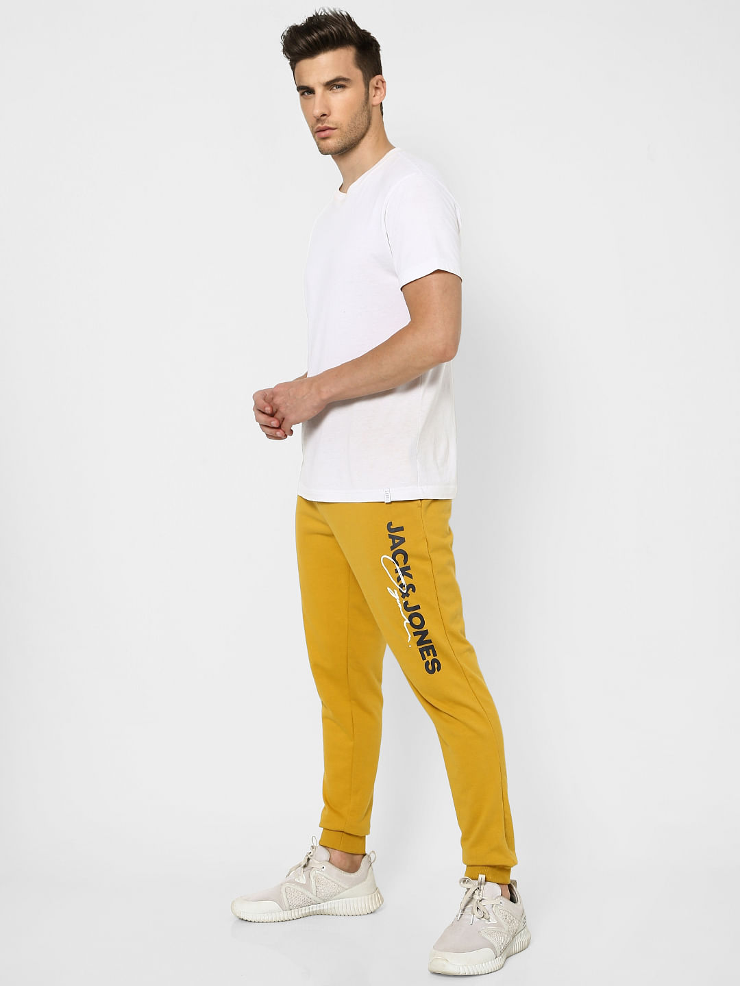 Yellow High Rise Sweatpants - S