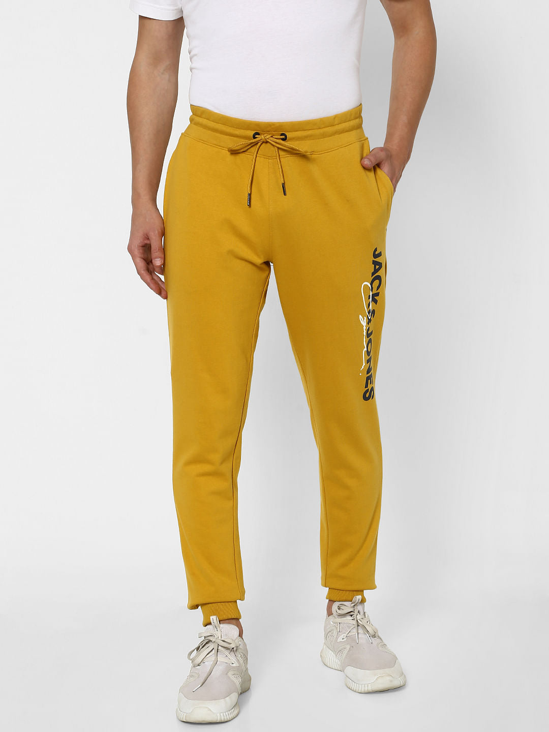 Yellow High Rise Sweatpants