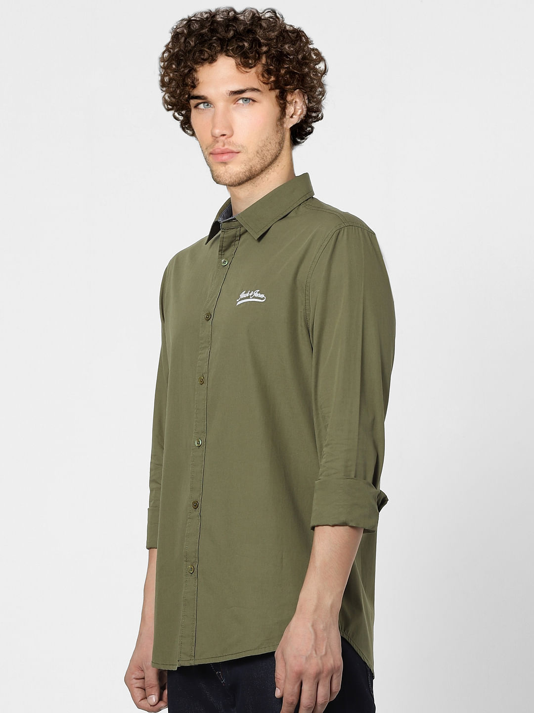 Green Full Sleeves Shirt