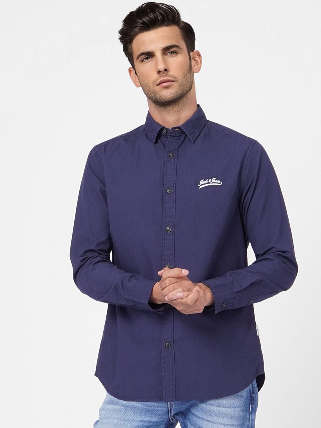 Blue Full Sleeves Shirt