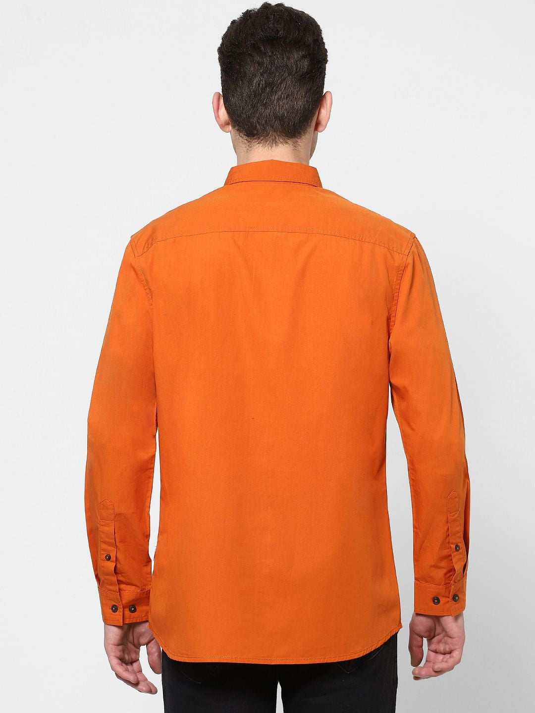 Orange Full Sleeves Shirt