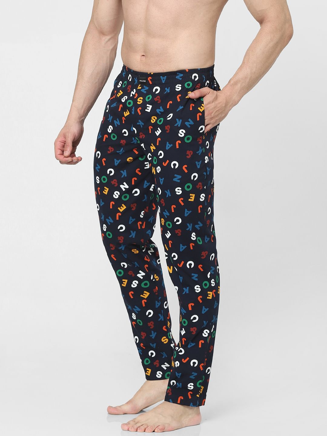 Blue Printed Pyjamas