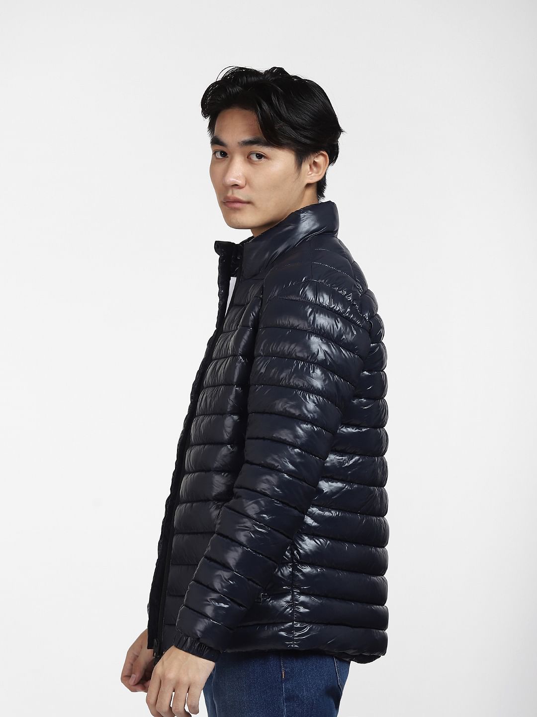 Navy Blue Puffer Jacket