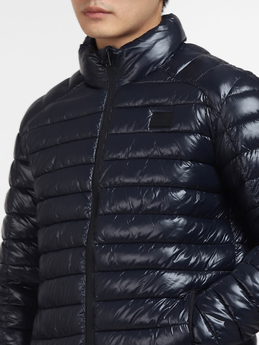 Navy Blue Puffer Jacket