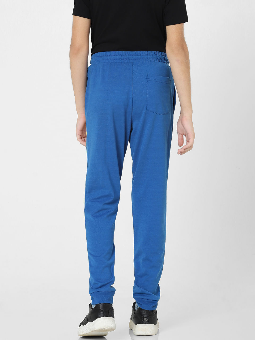 Boys Blue Mid Rise Joggers