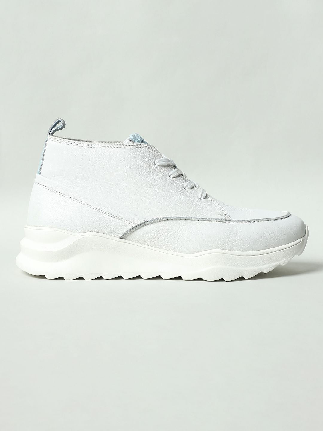 White High Top Sneakers - 6