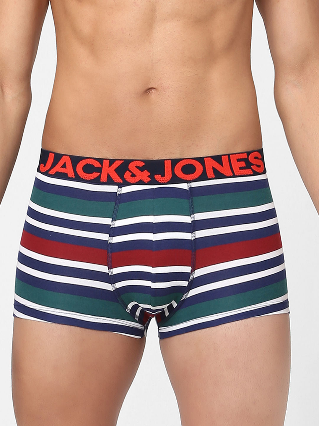 Blue Striped Trunks - S