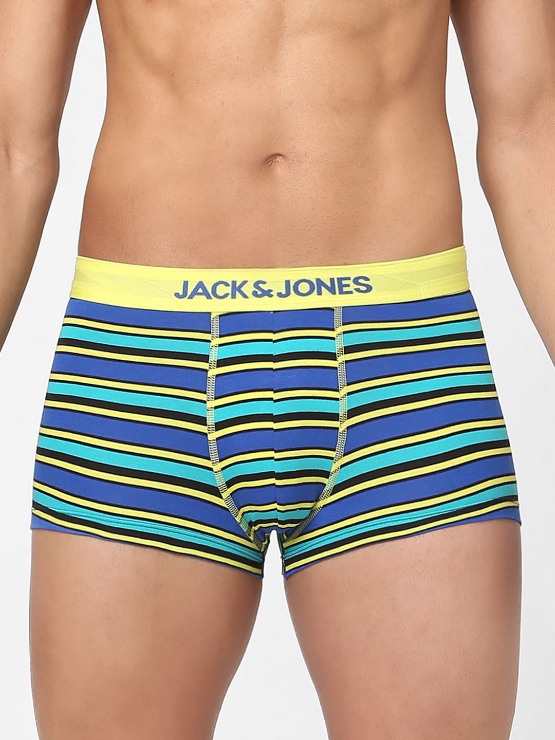 Blue Striped Trunks - S