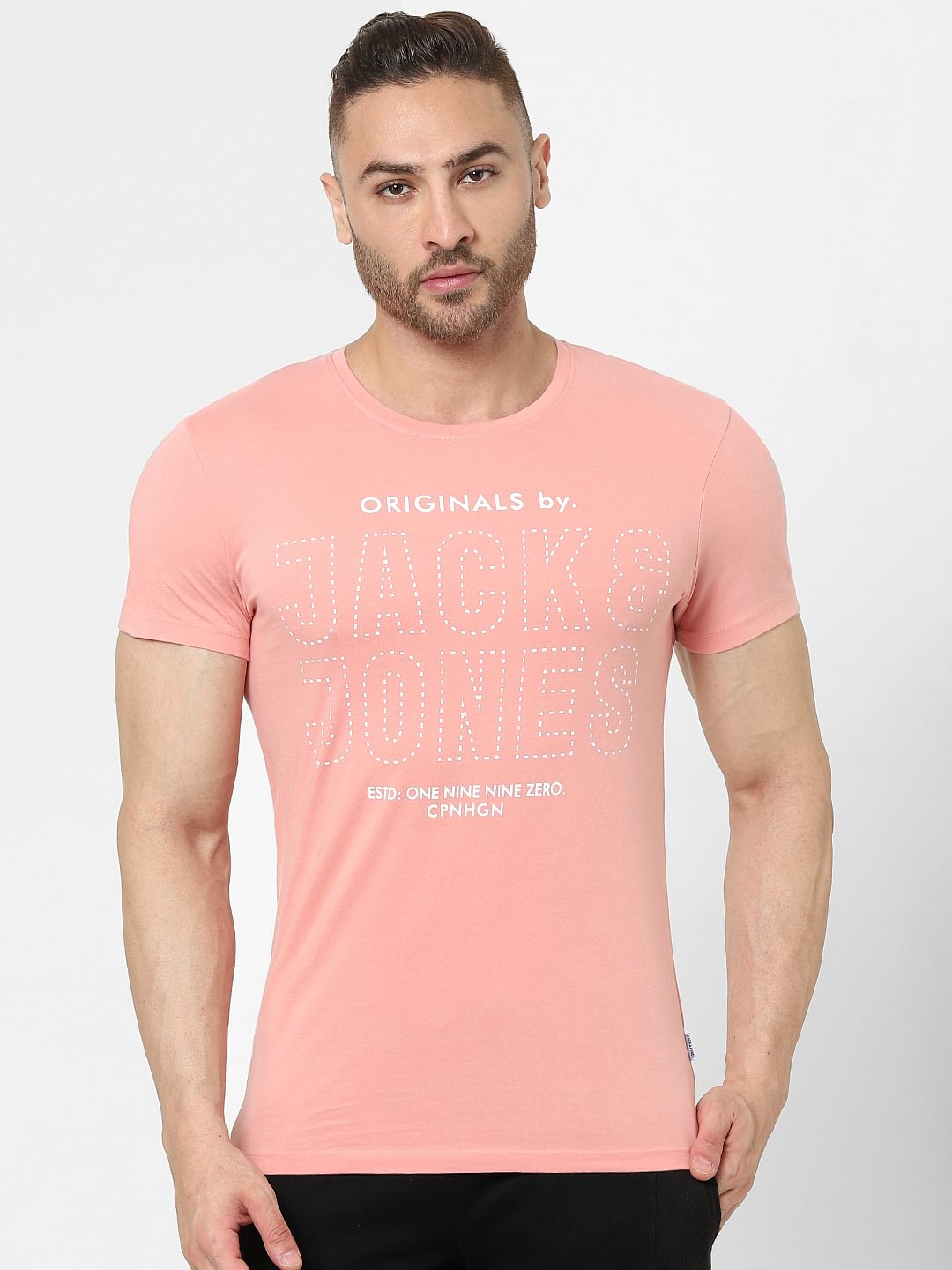 Pink Graphic Crew Neck T-shirt - S