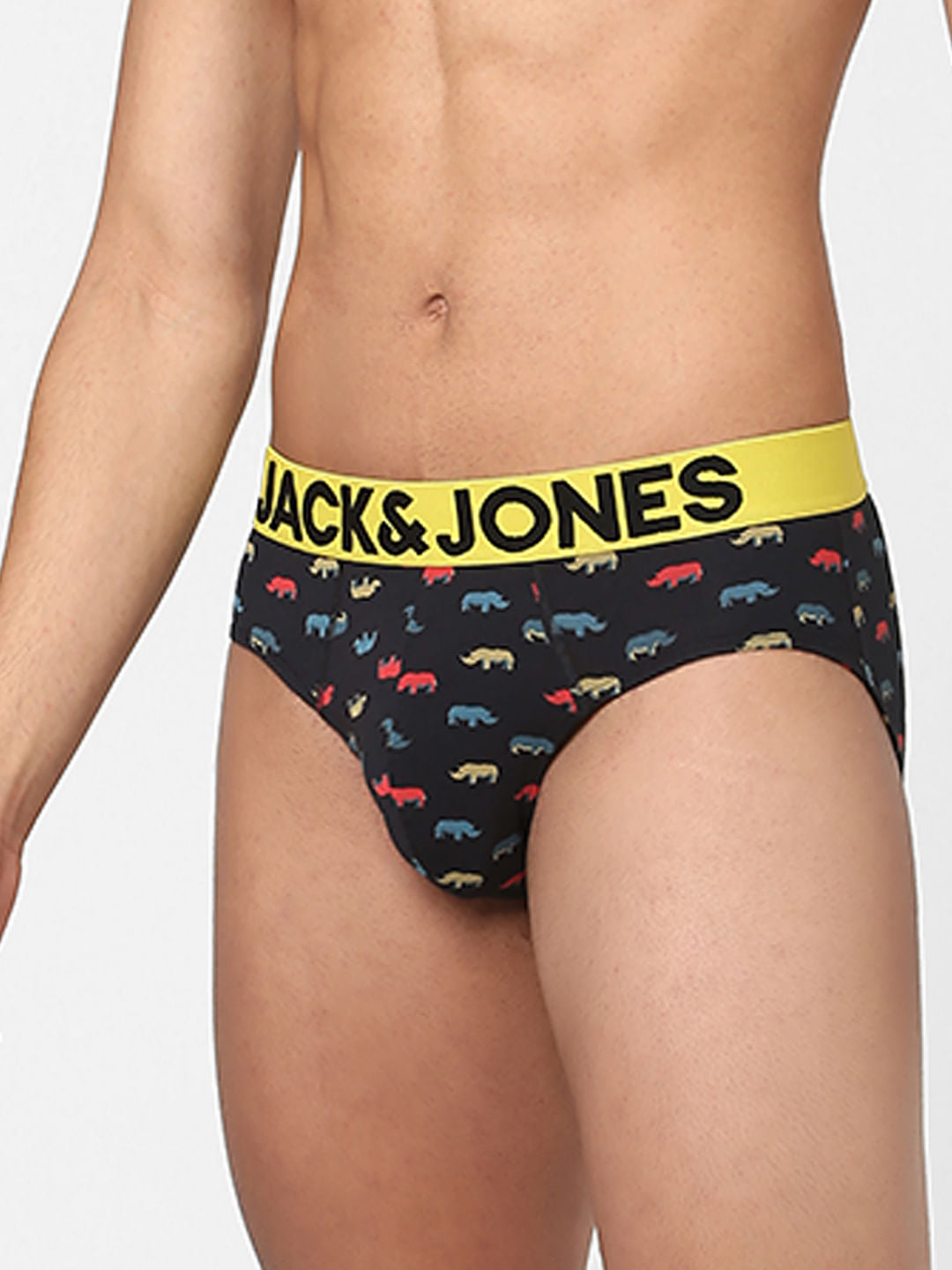 Blue Animal Print Briefs