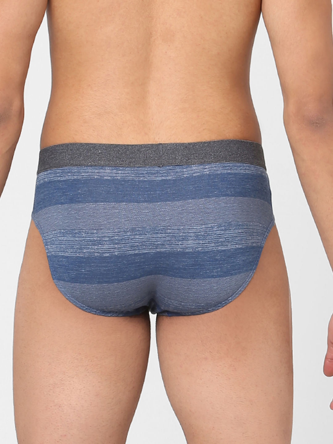 Blue Striped Briefs