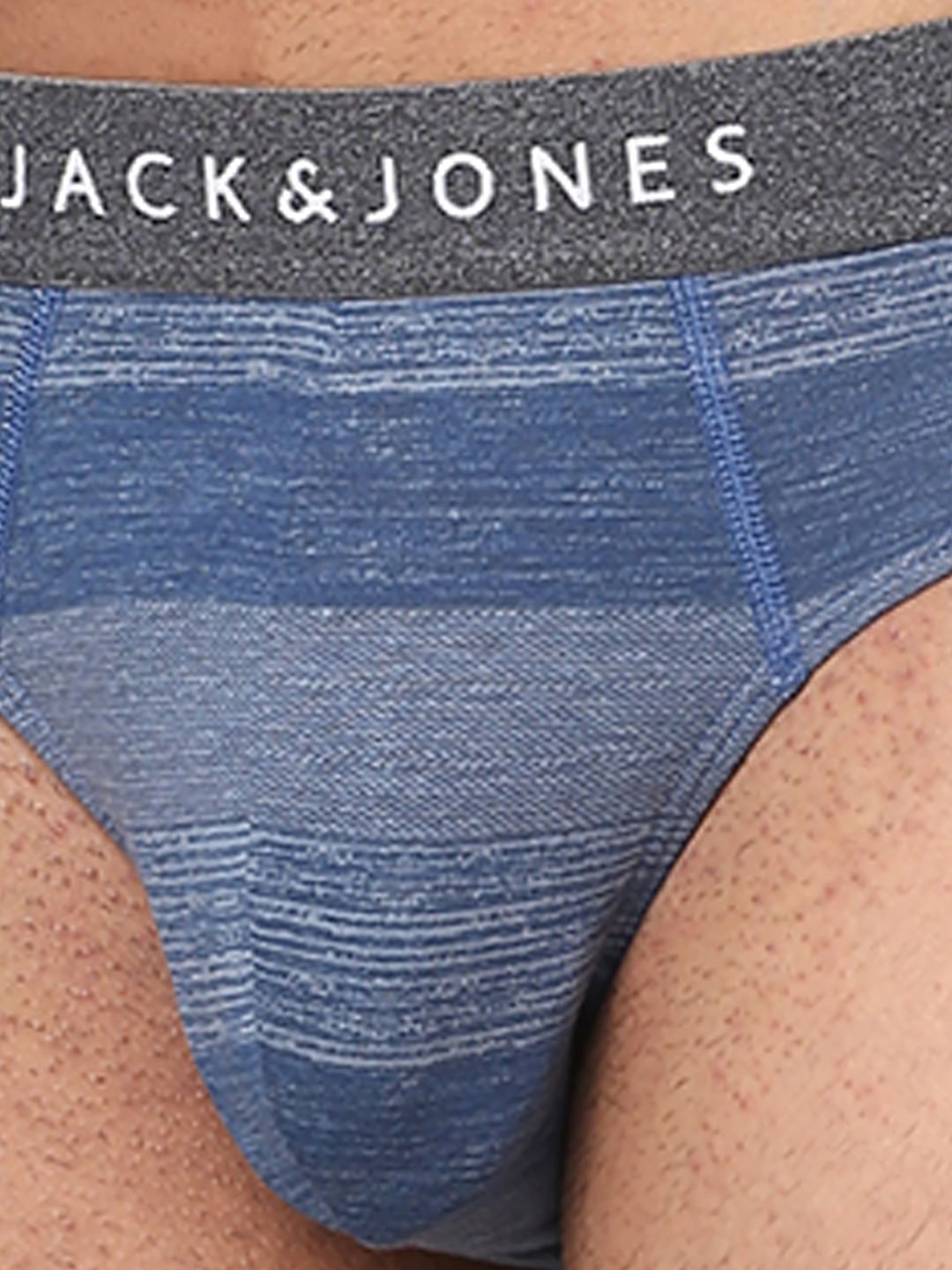 Blue Striped Briefs
