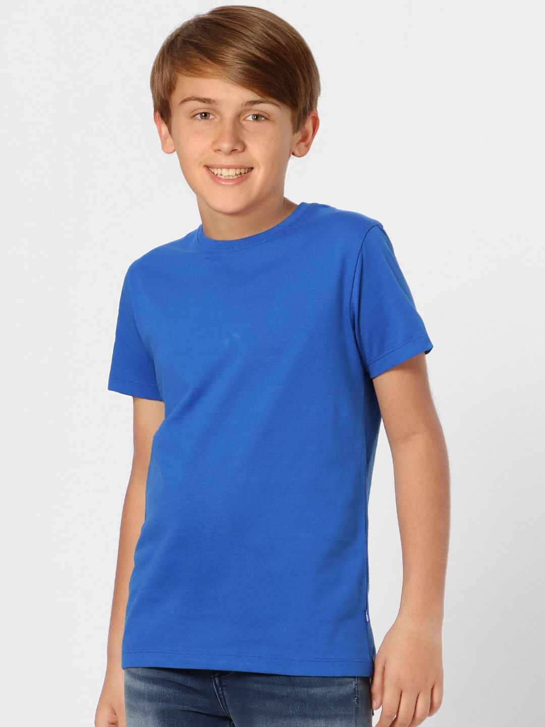 Boys Blue Crew Neck T-shirt