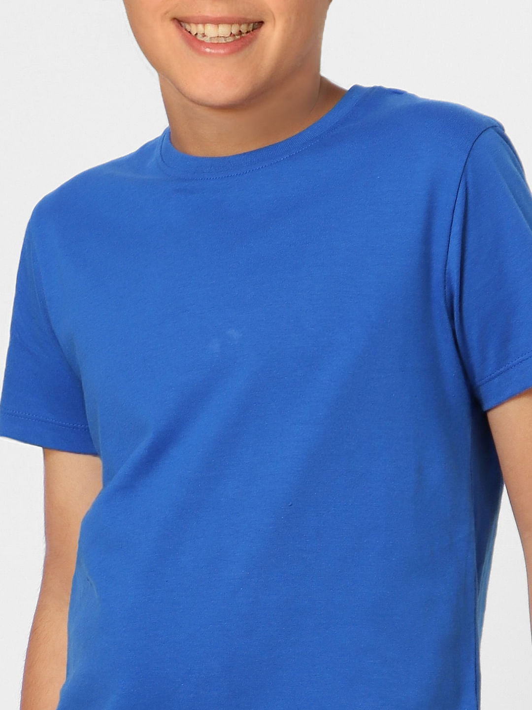 Boys Blue Crew Neck T-shirt