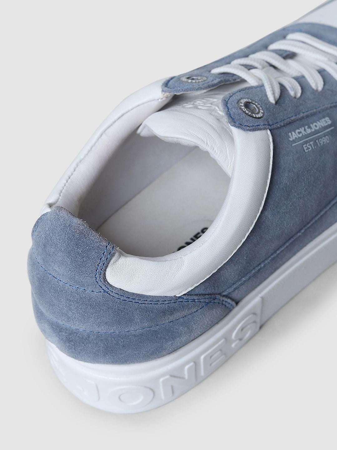 Blue Colourblocked Skater Sneakers