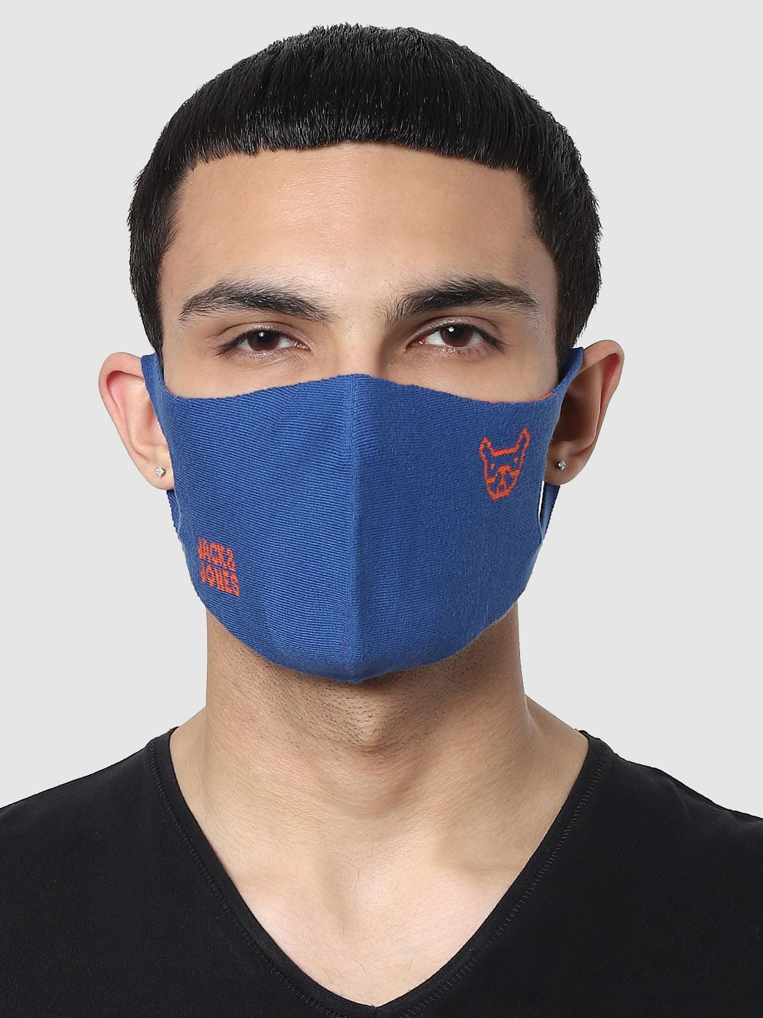 Pack of 3 Logo Print Seamless 2 PLY Mask - ONE