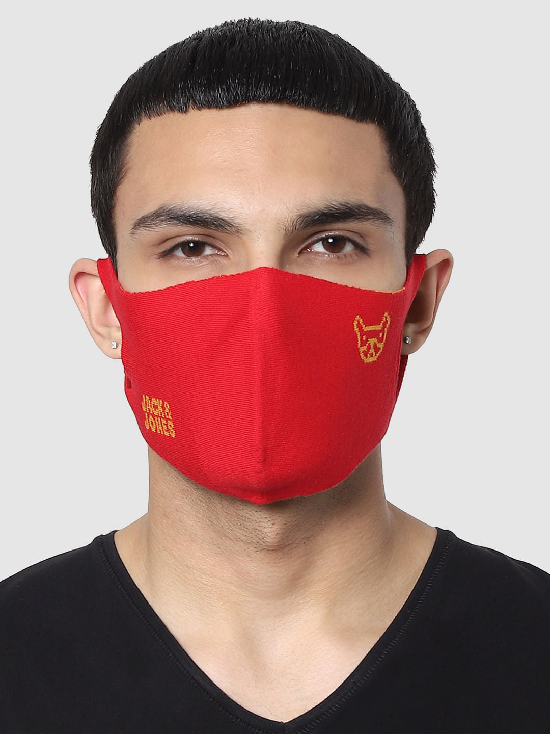 Pack of 3 Logo Print Seamless 2 PLY Mask
