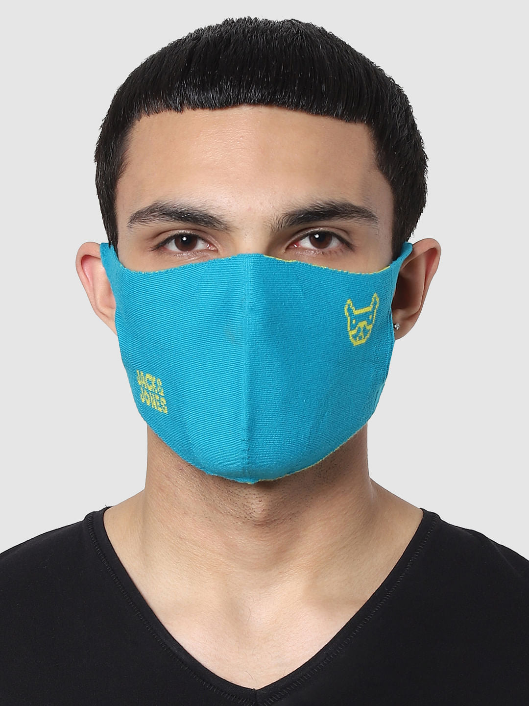 Pack of 3 Logo Print Seamless 2 PLY Mask