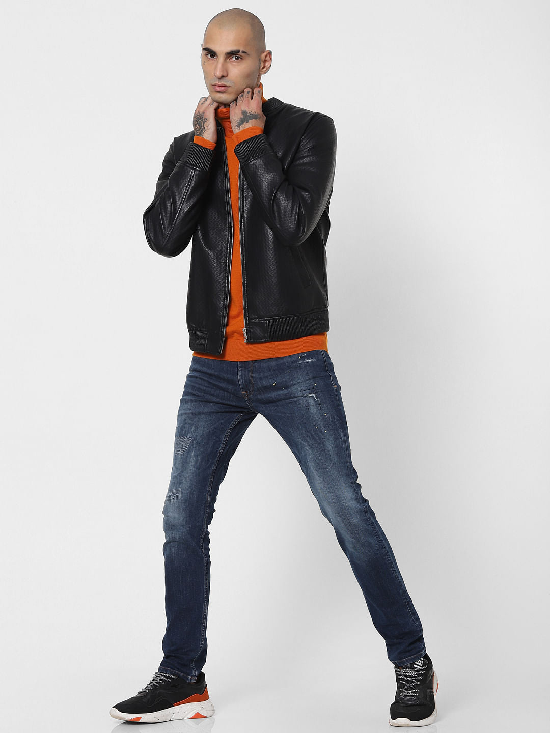 Blue Low Rise Washed Liam Skinny Jeans - 28/30
