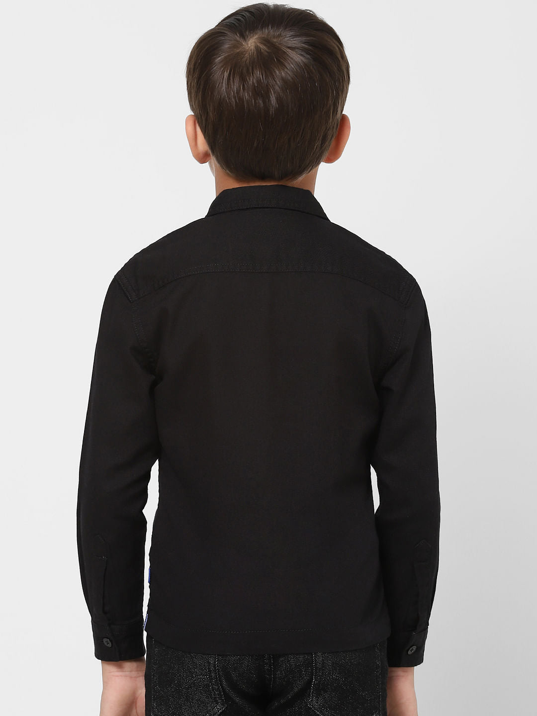 BOYS X ANIMAL PLANET Black Graphic Patch Pocket Shirt