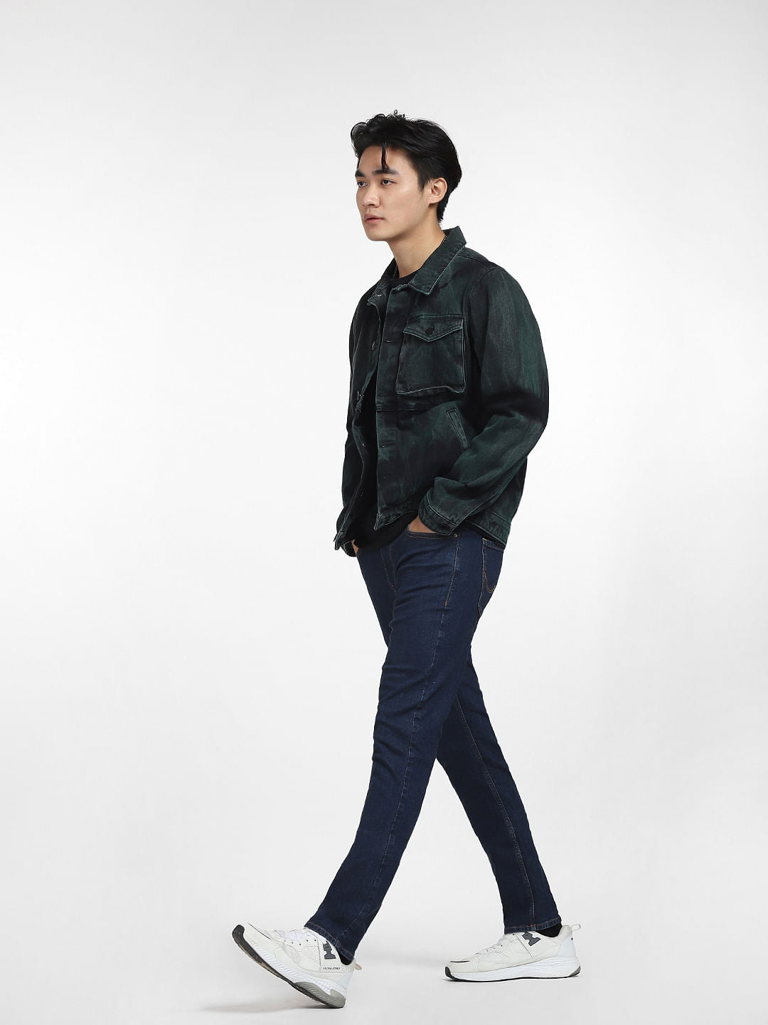 Dark Blue Low Rise Ben Skinny Fit Jeans