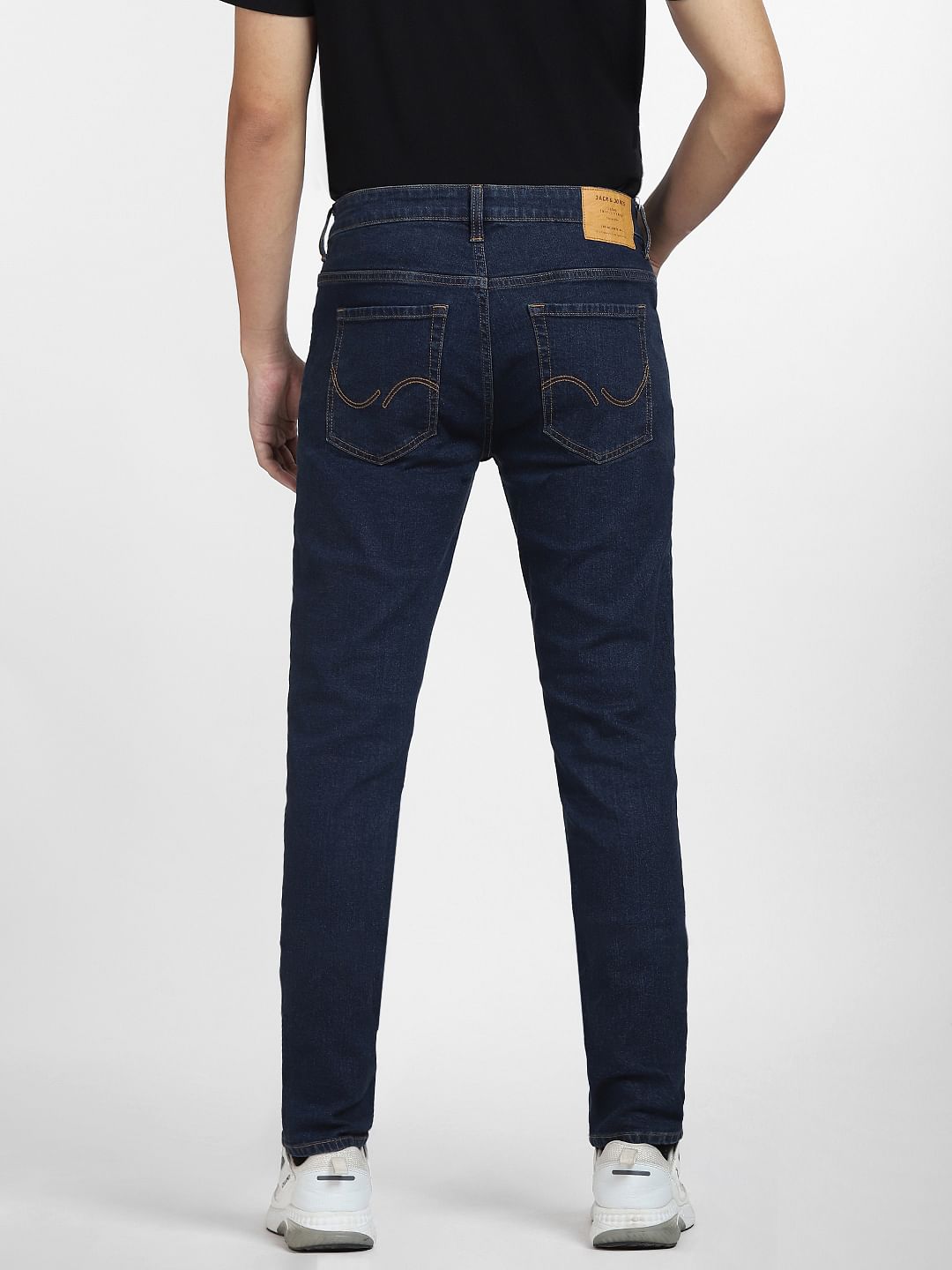 Dark Blue Low Rise Ben Skinny Fit Jeans