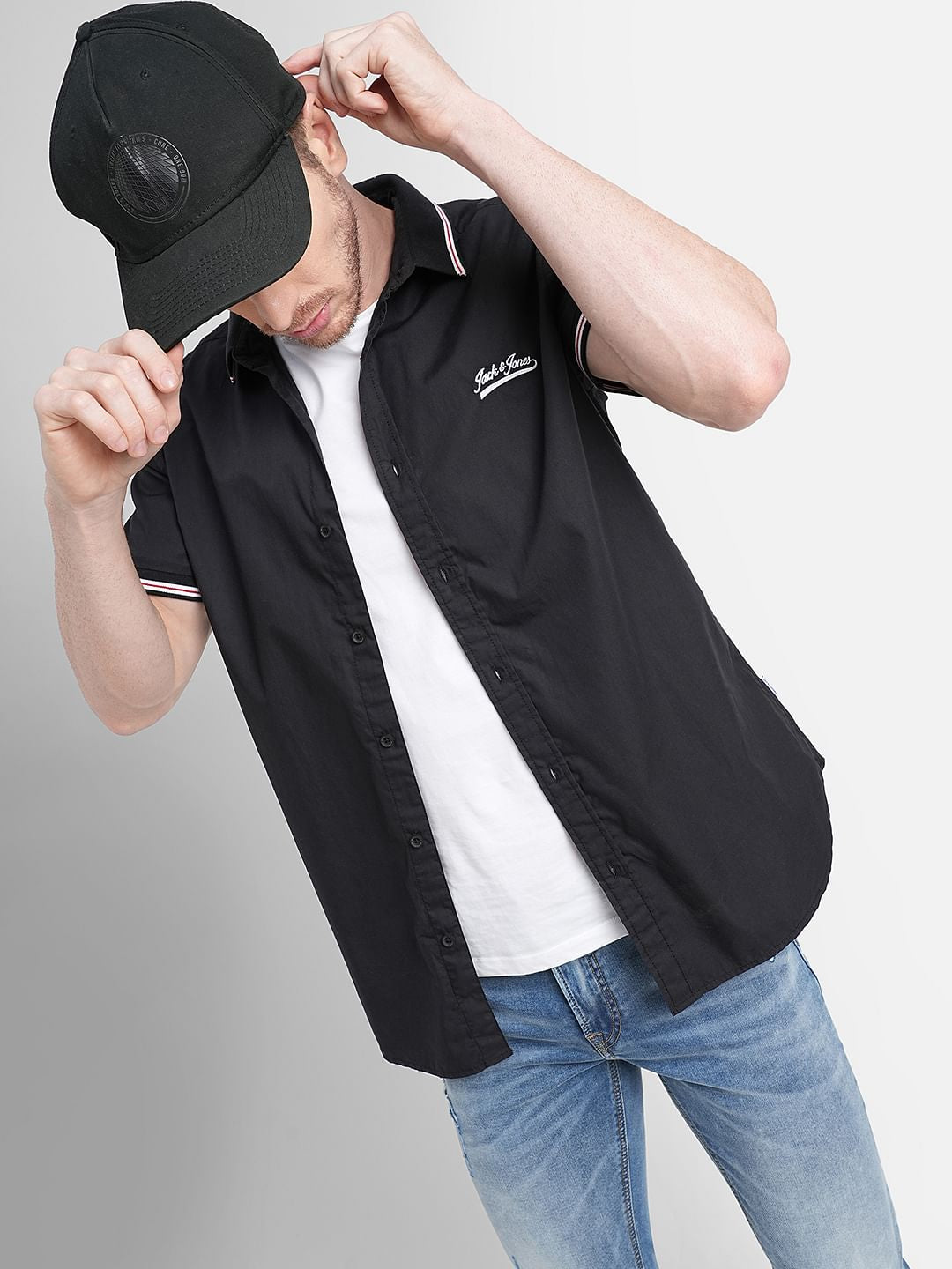 Black Short Sleeves Shirt