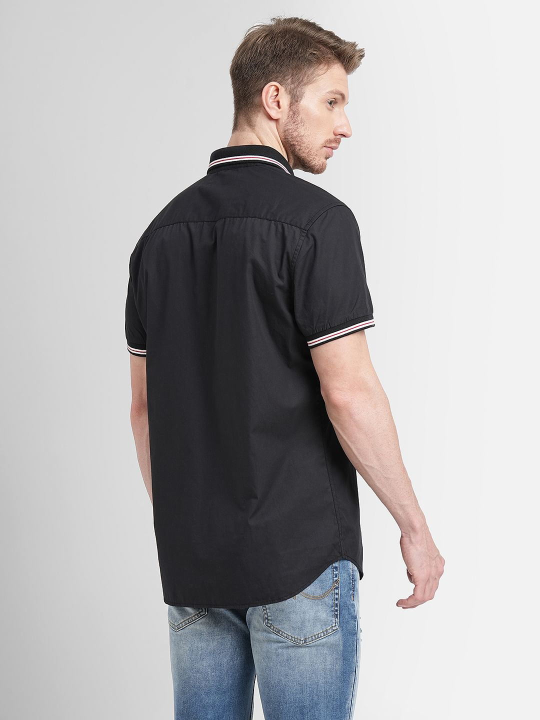 Black Short Sleeves Shirt
