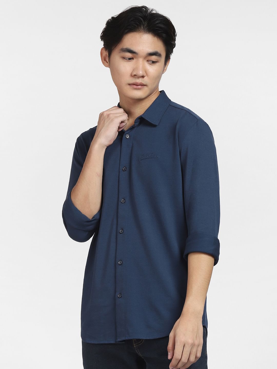 Blue Full Sleeves Shirt