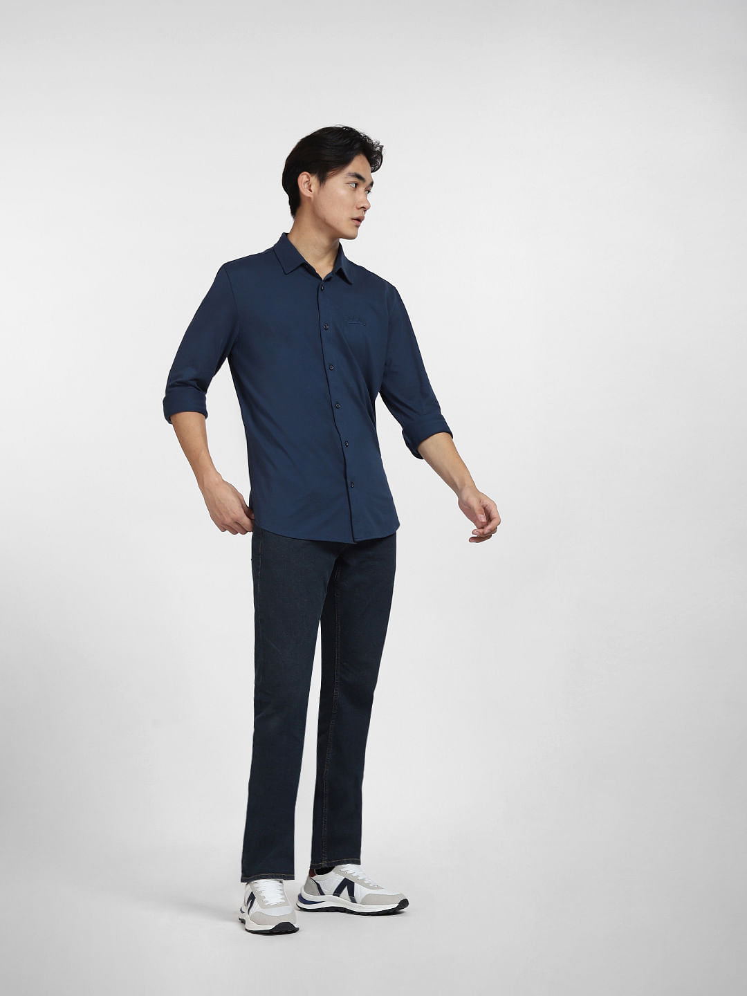 Blue Full Sleeves Shirt