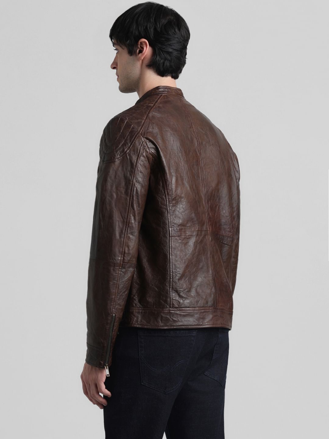 Dark Brown Leather Jacket